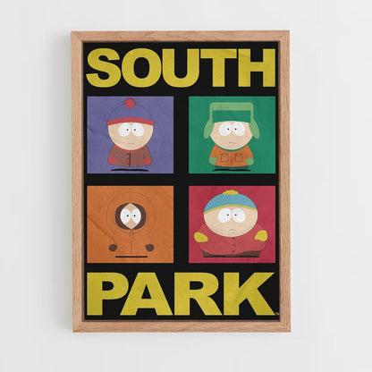 Pôster dos amigos de South Park