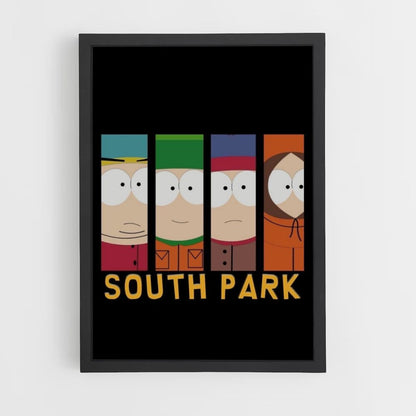 Pôster Personagens de South Park