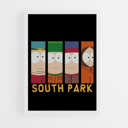 Pôster Personagens de South Park