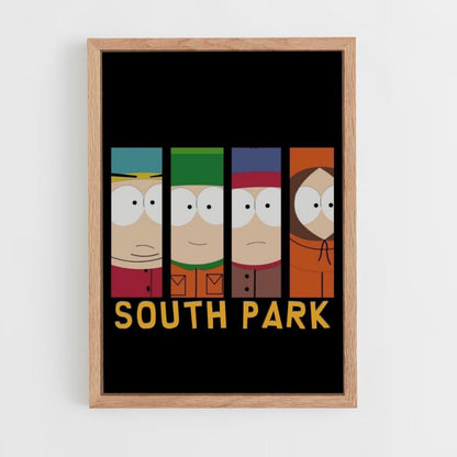 Pôster Personagens de South Park