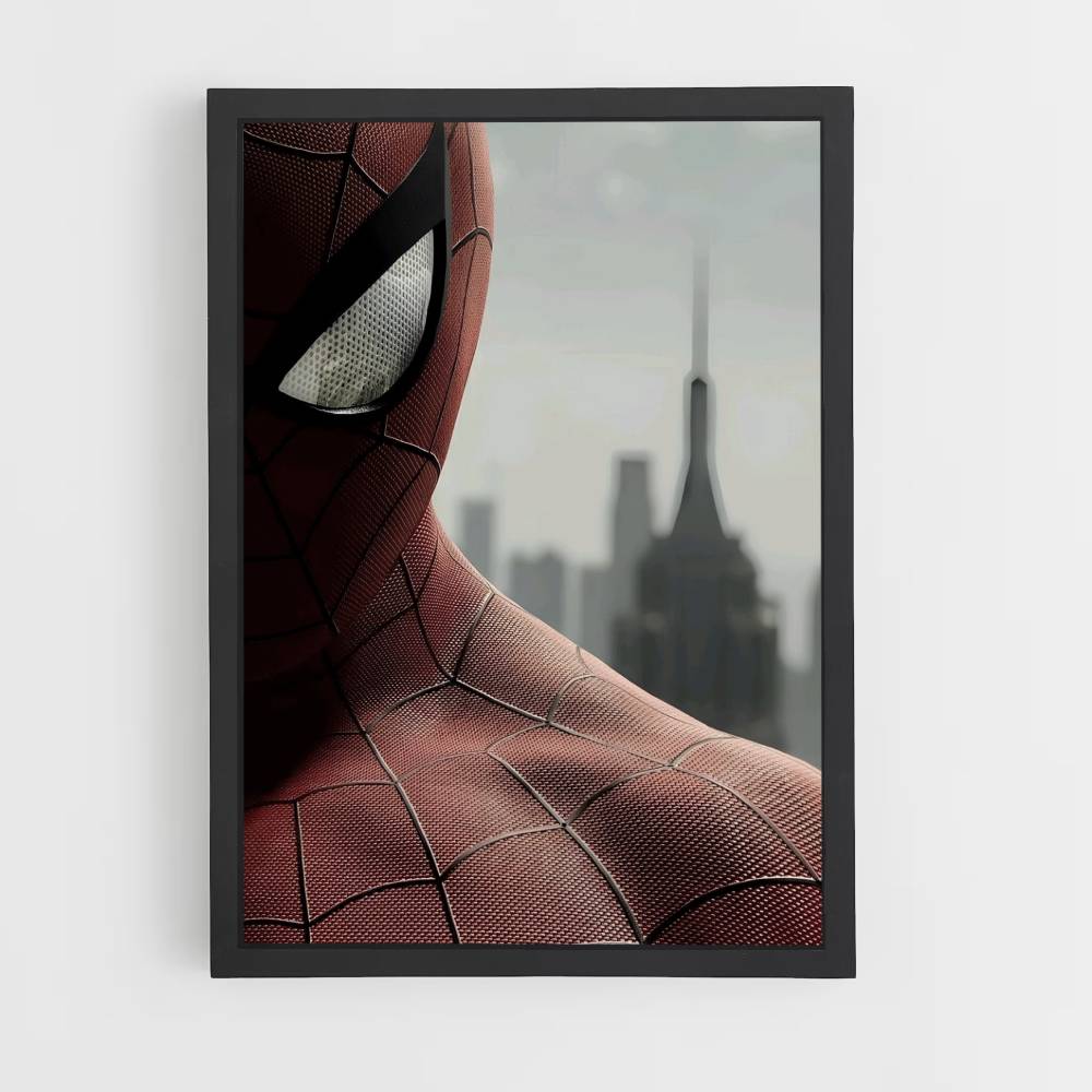 Pôster estilo Homem-Aranha