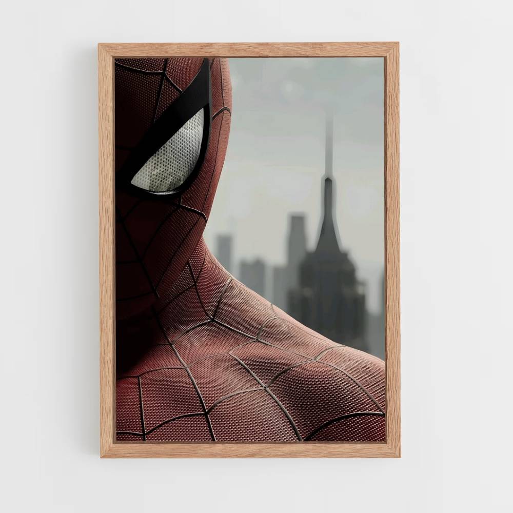 Pôster estilo Homem-Aranha