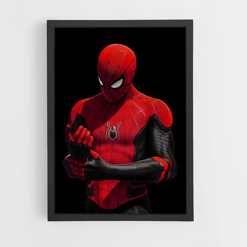 spiderman-16 cadre Noir