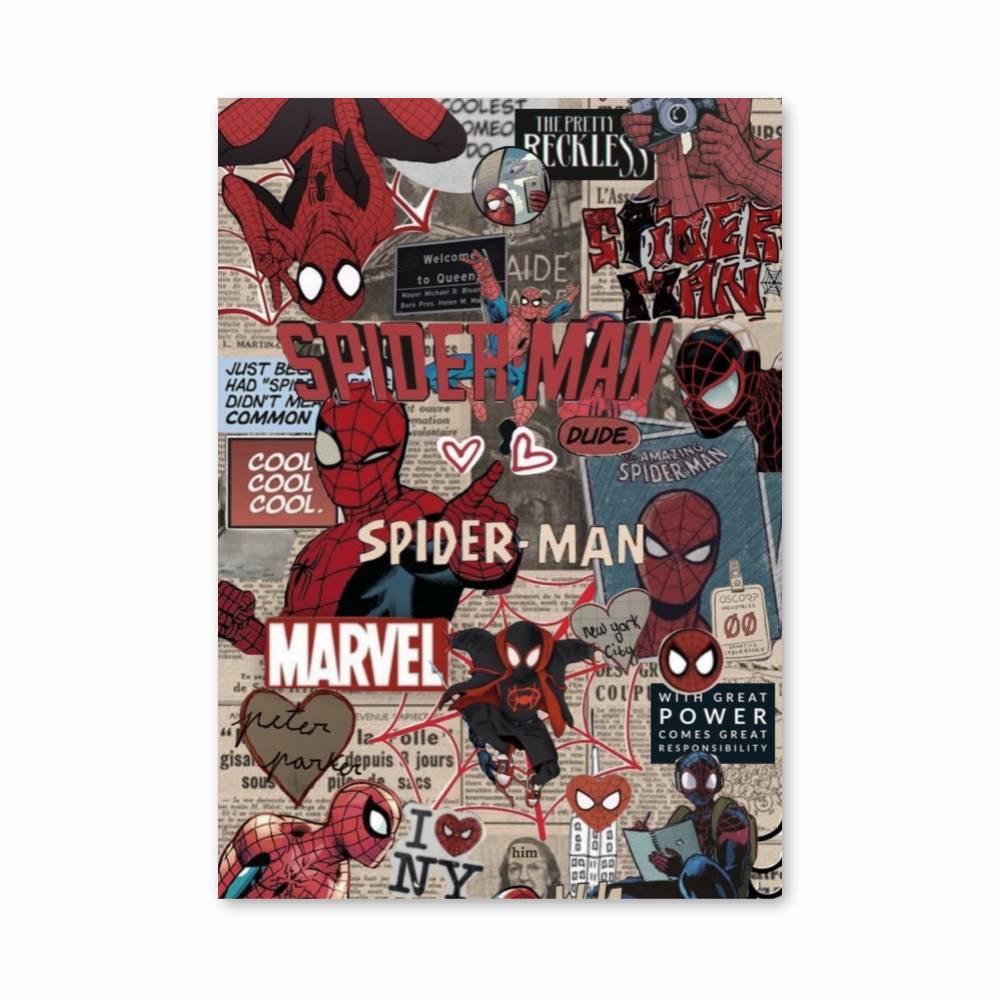 Poster Collage Spiderman