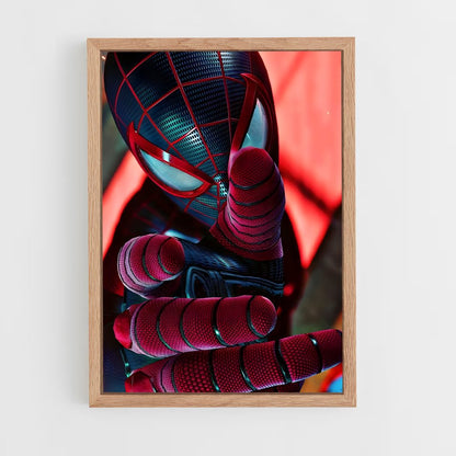 spiderman-7 cadre Bois clair
