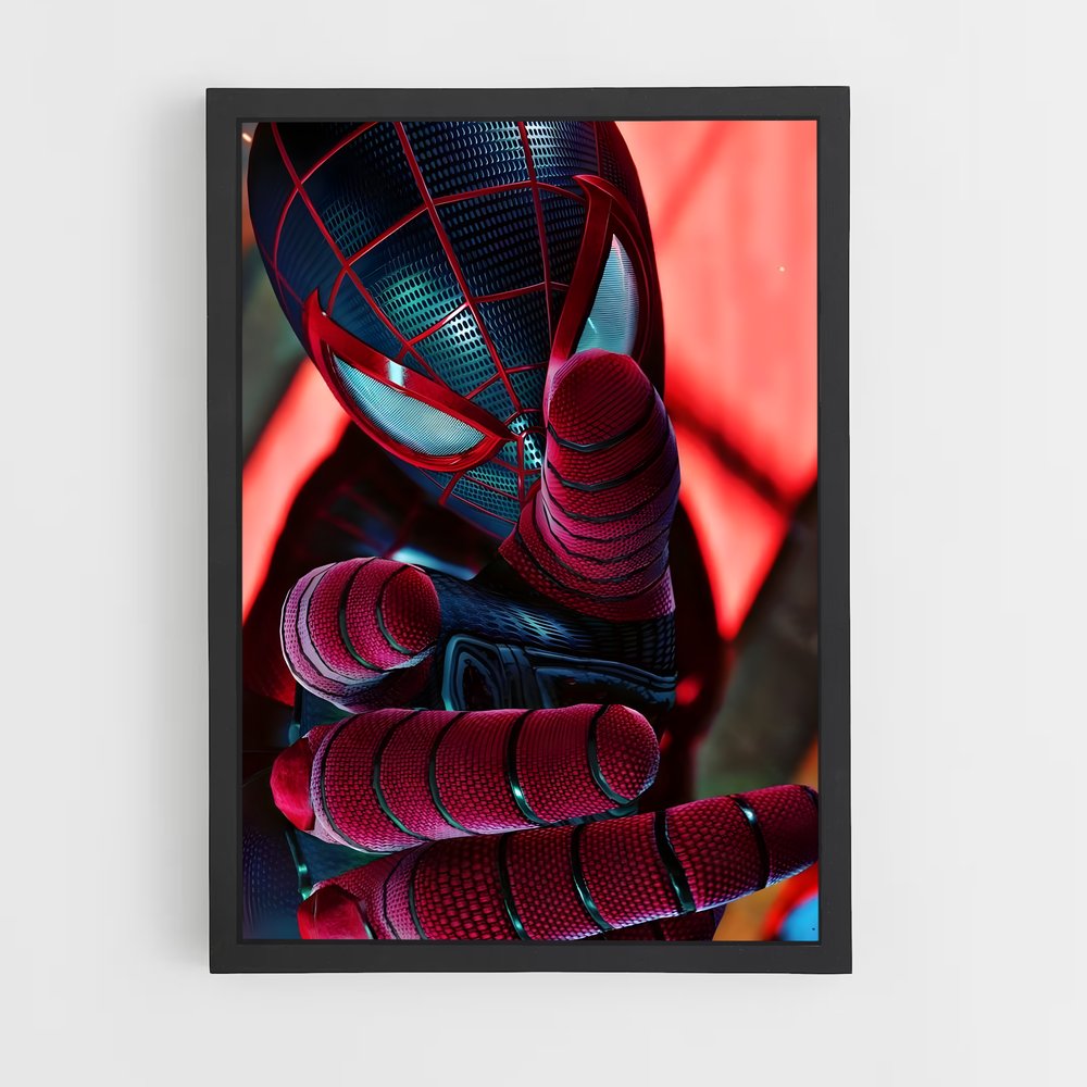 spiderman-7 cadre Noir