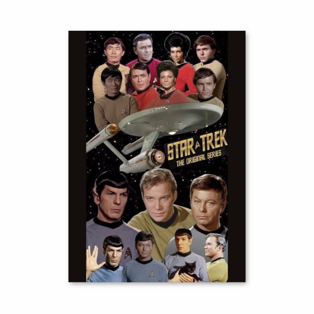 Pôster vintage de Star Trek