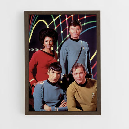 star-trek-8 cadre Bois foncé