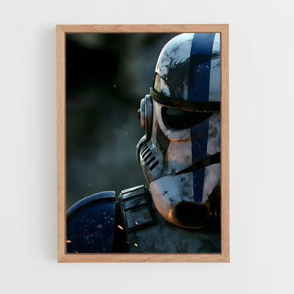 star-wars-16 cadre Bois clair