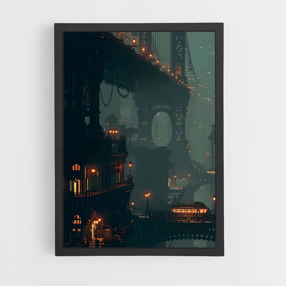 steampunk-1 cadre Noir