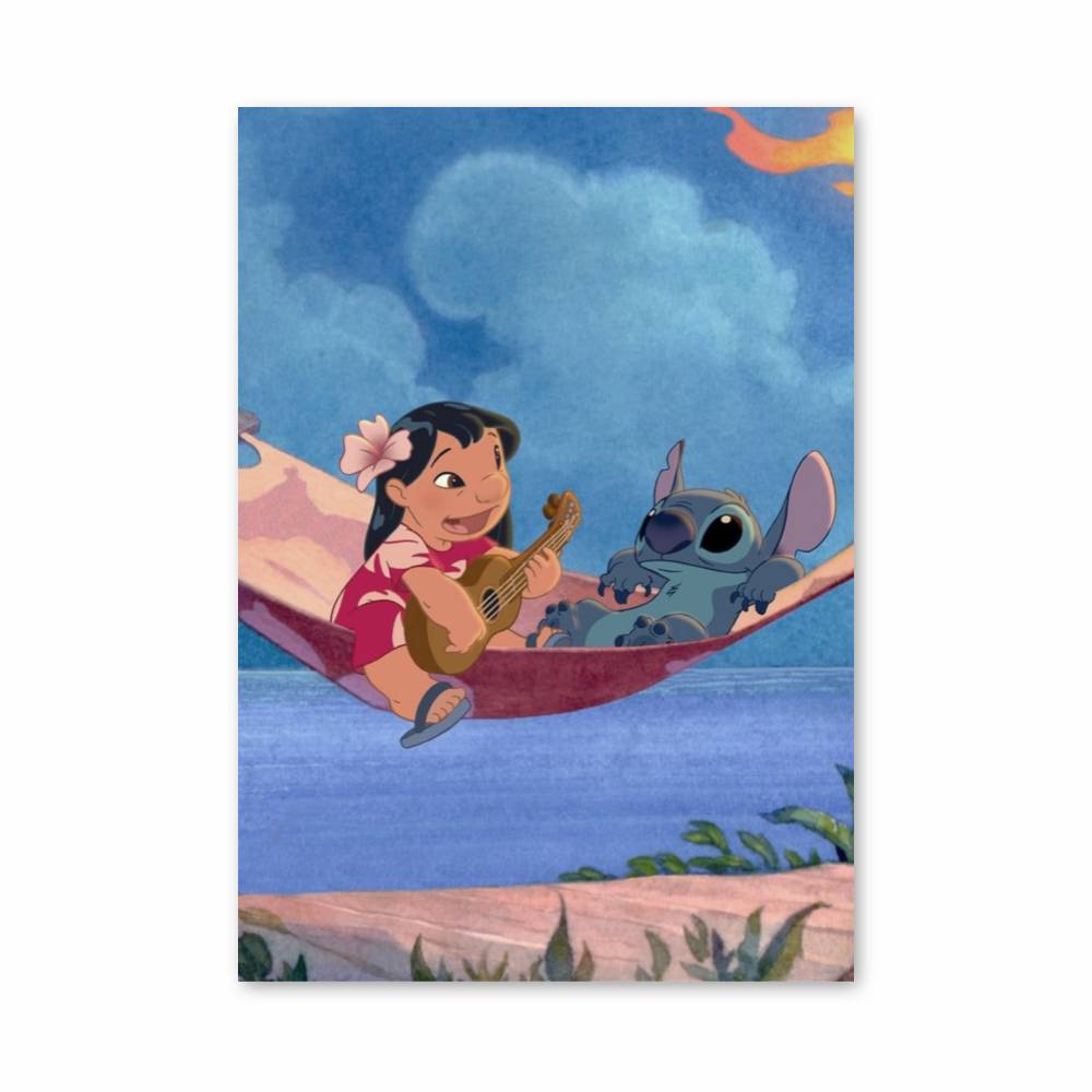 Poster Lilo Stitch Hamac