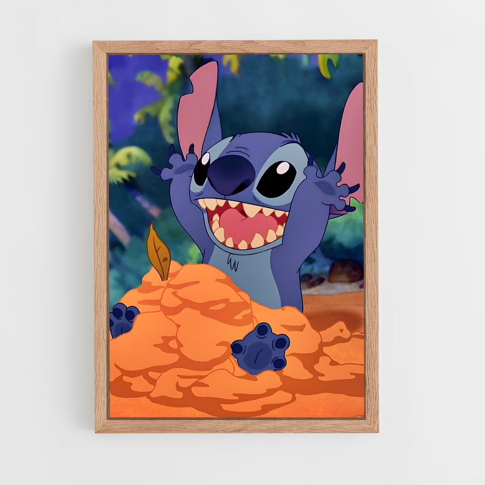 stitch-8 cadre Bois clair