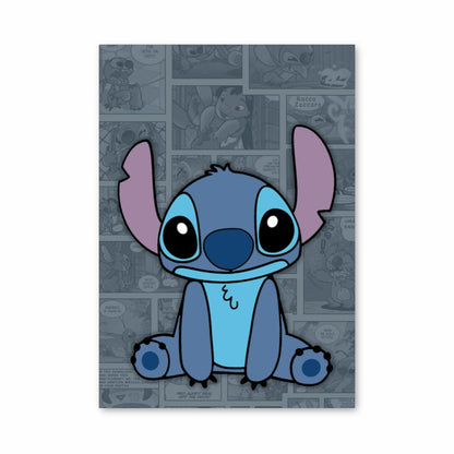 Pôster Stitch Quadrinhos