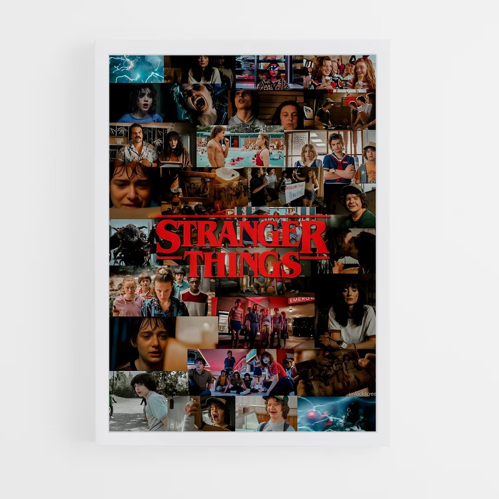 stranger-things-5 cadre Blanc