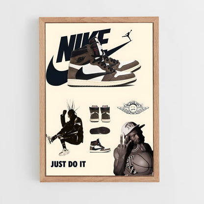 streetwear-9 cadre Bois clair