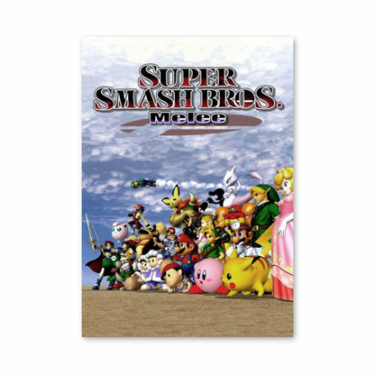 Pôster Super Smash Bros Melee