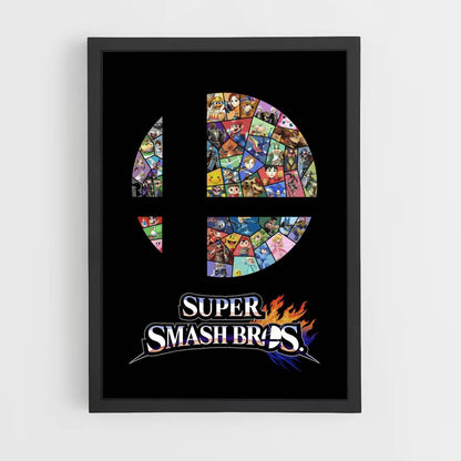 Pôster Super Smash Bros Logo