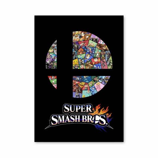 Poster Super Smash Bros Logo