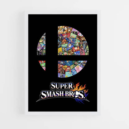 Pôster Super Smash Bros Logo