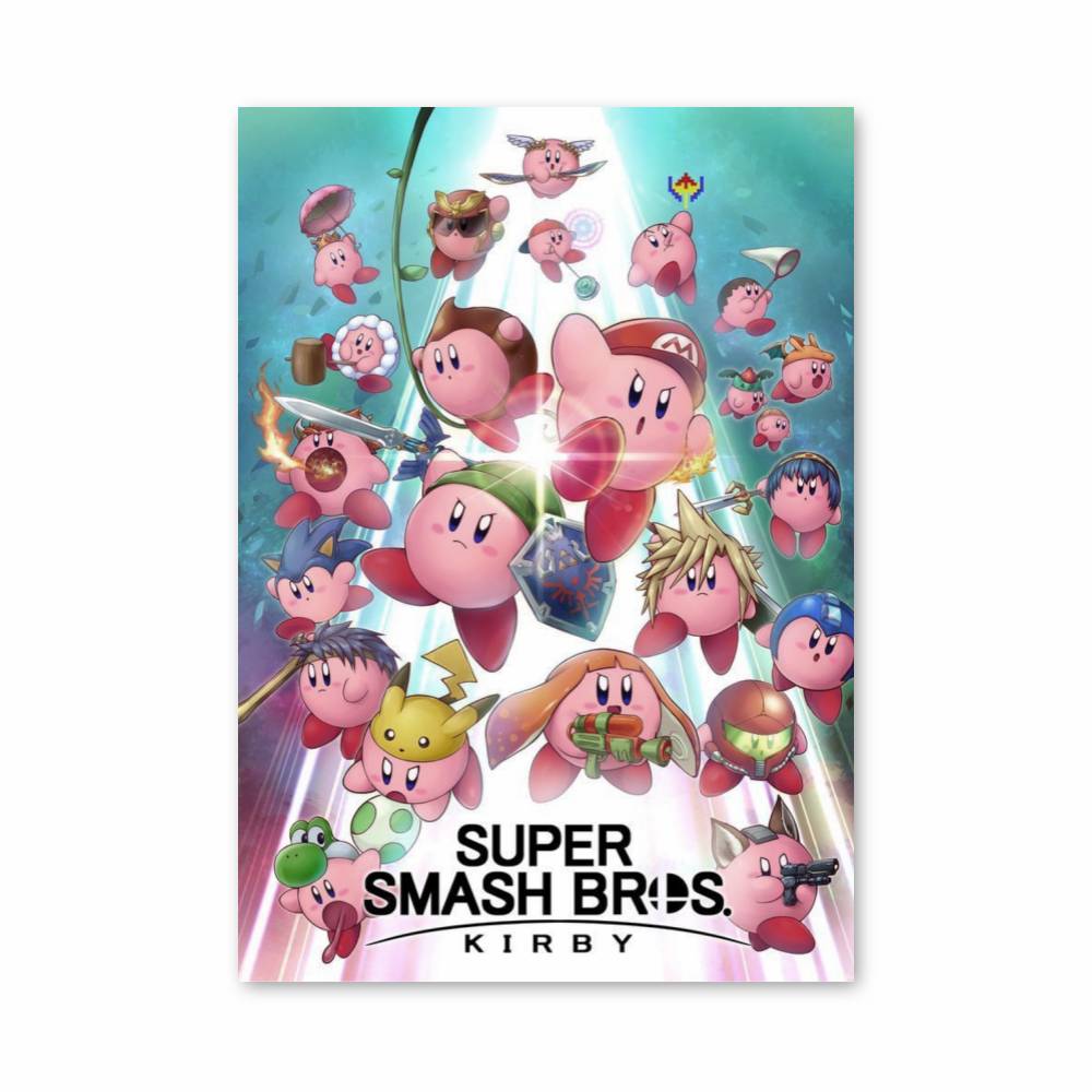 Poster Super Smash Kirby