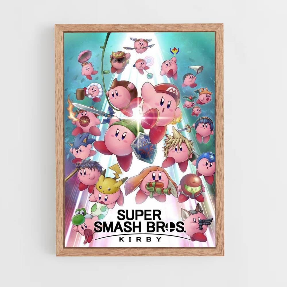 Pôster Super Smash Kirby