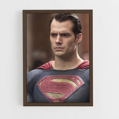 superman-4 cadre Bois foncé
