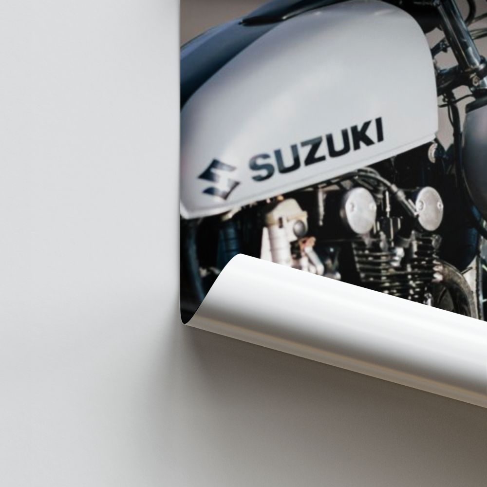 Pôster de motocicleta Suzuki