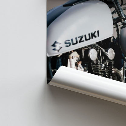 Pôster de motocicleta Suzuki