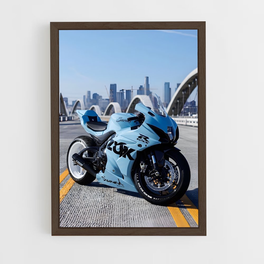 suzuki-4 cadre Bois foncé