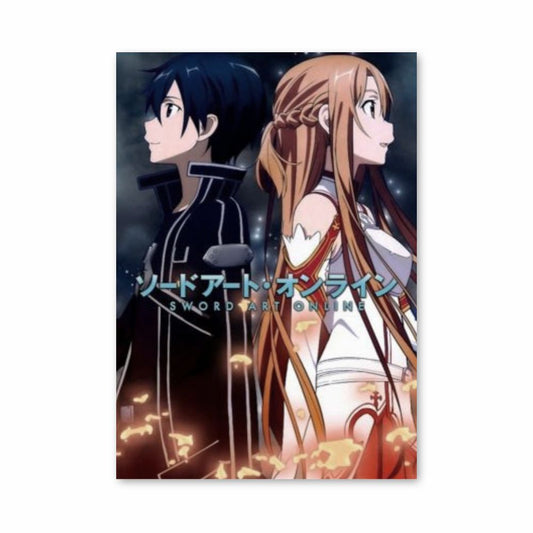 Pôster Kirito e Asuna