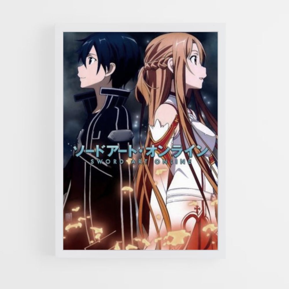 Pôster Kirito e Asuna