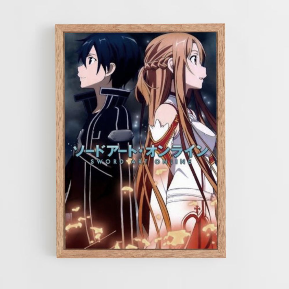 Pôster Kirito e Asuna