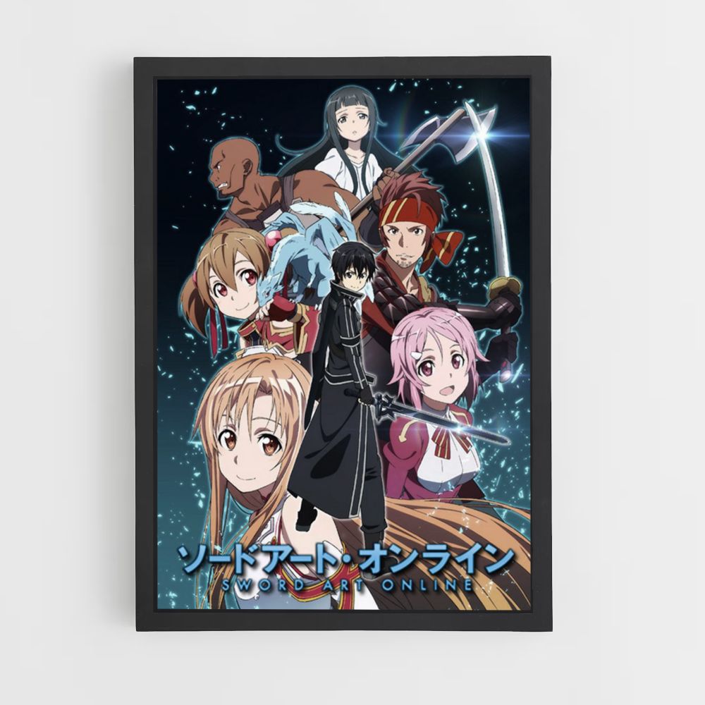 Pôster da Guilda de Sword Art Online