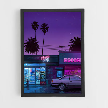 synthwave-11 cadre Noir