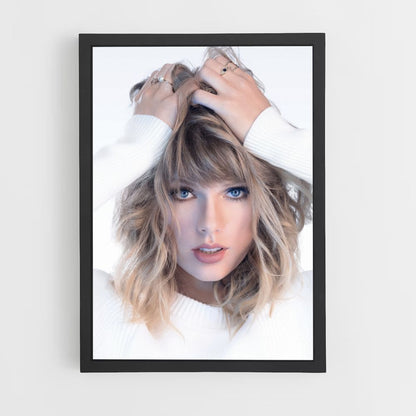 Pôster Taylor Swift Branco