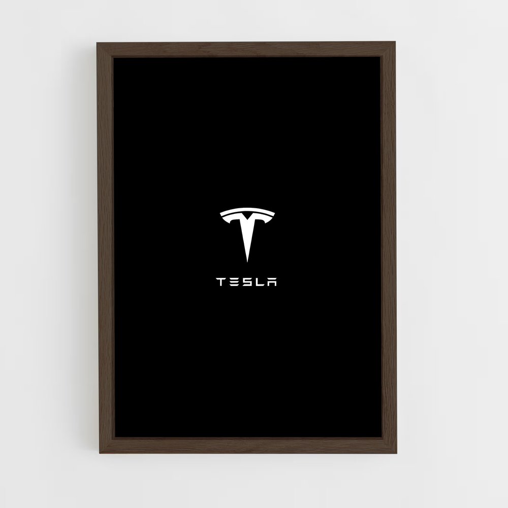 tesla-10 cadre Bois foncé