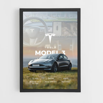 tesla-11 cadre Noir