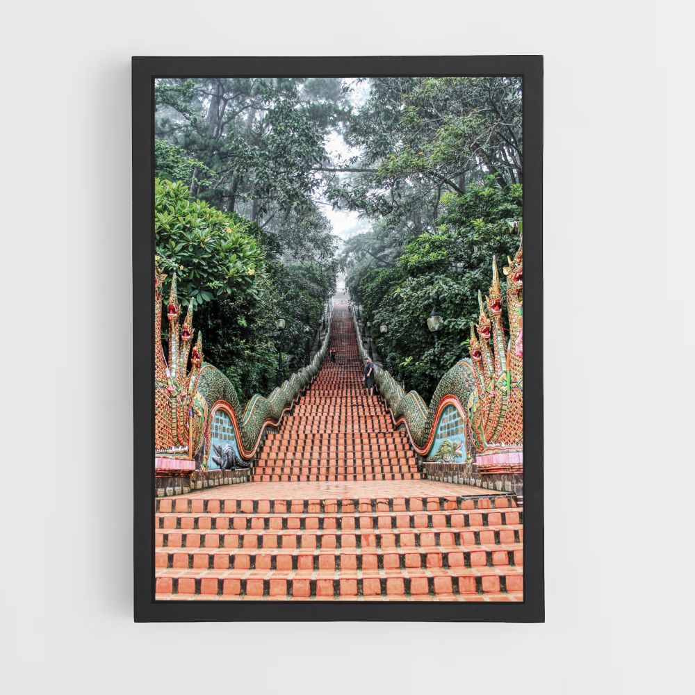 Póster Templo Tailandês