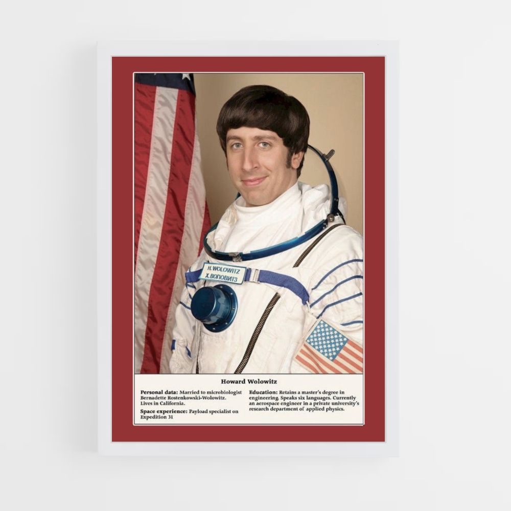 Pôster Howard Wolowitz