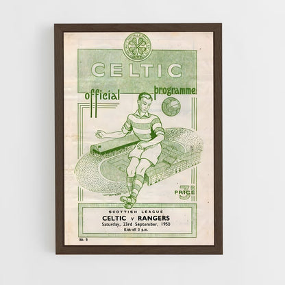 the-celtic-fc-5 cadre Bois foncé