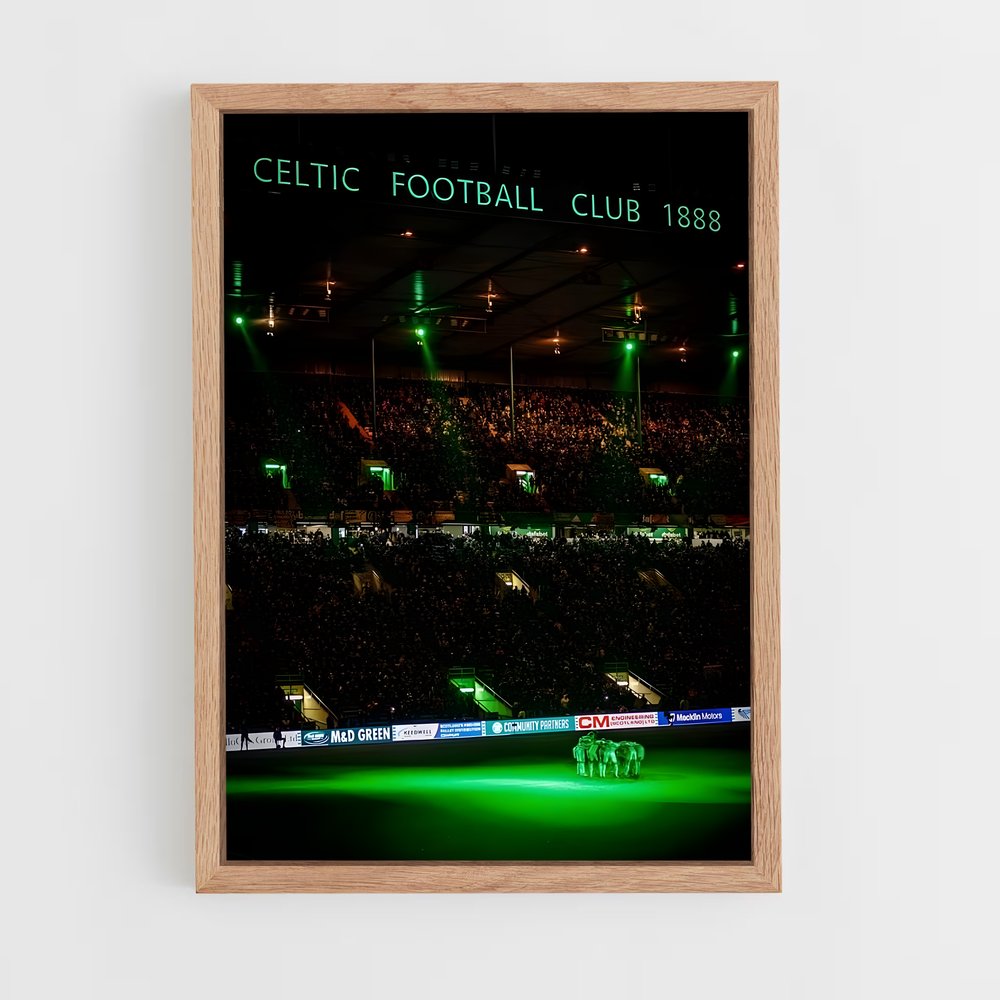 the-celtic-fc-6 cadre Bois clair