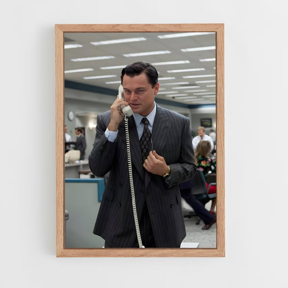 the-wolf-of-wall-street-5 cadre Bois clair