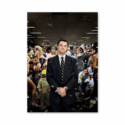 Poster Jordan Belfort Bureaux