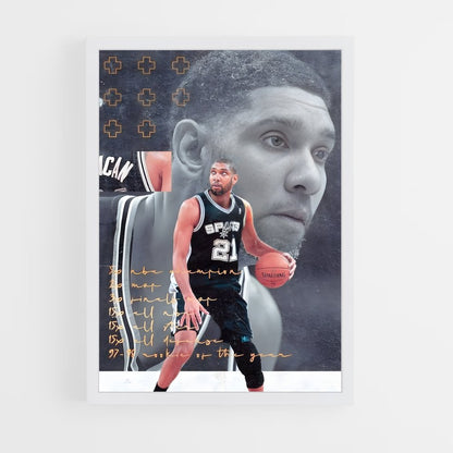 tim-duncan-3 cadre Blanc