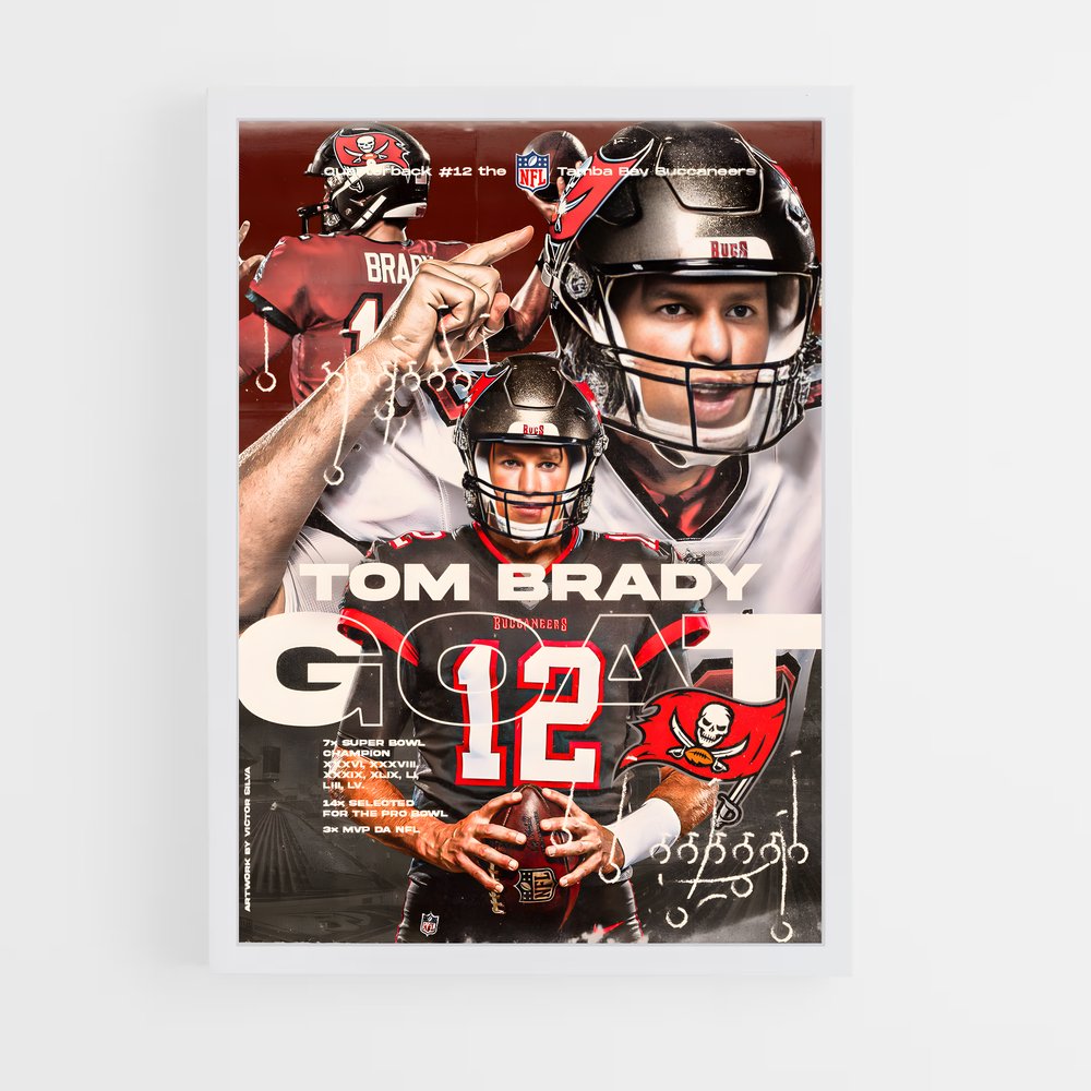 tom-brady-1 cadre Blanc