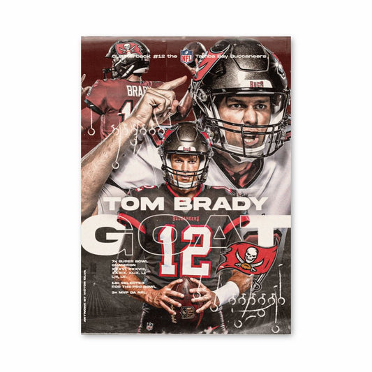 Póster da cabra de Tom Brady