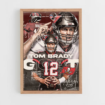 Póster da cabra de Tom Brady