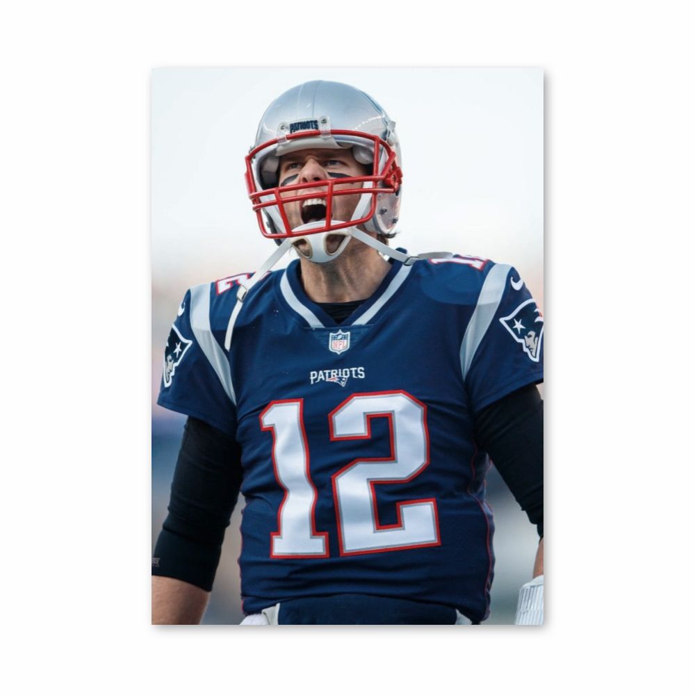 Pôster Tom Brady Rage