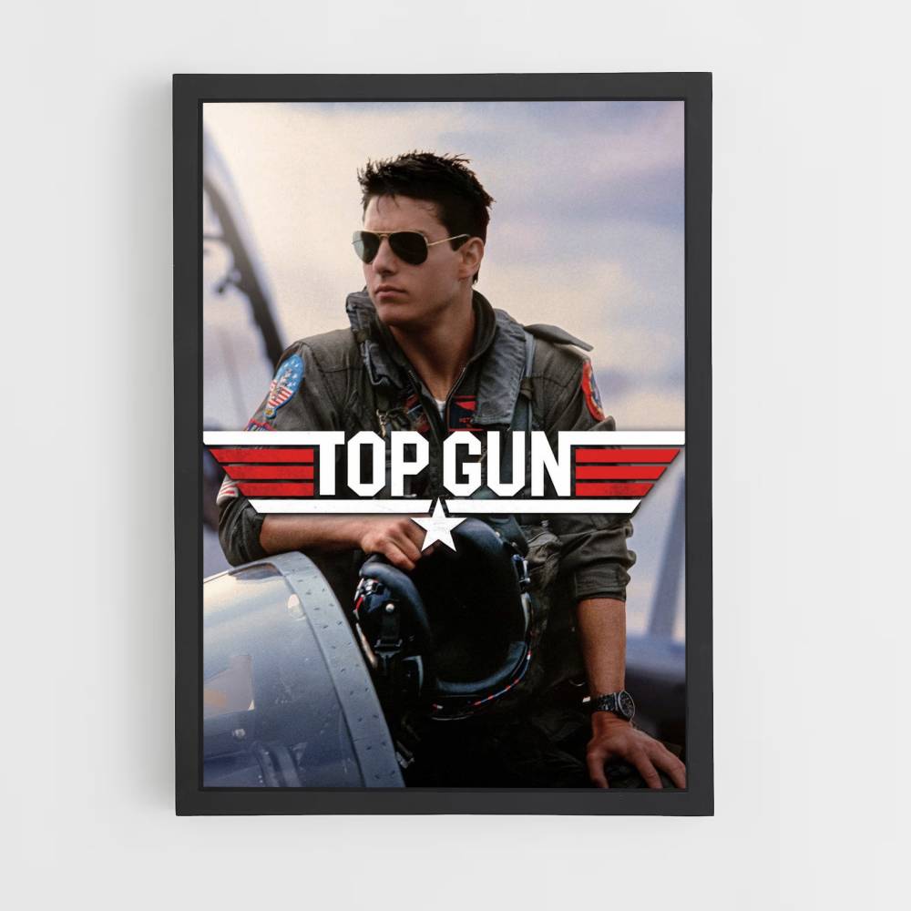 Pôster do logotipo do Top Gun