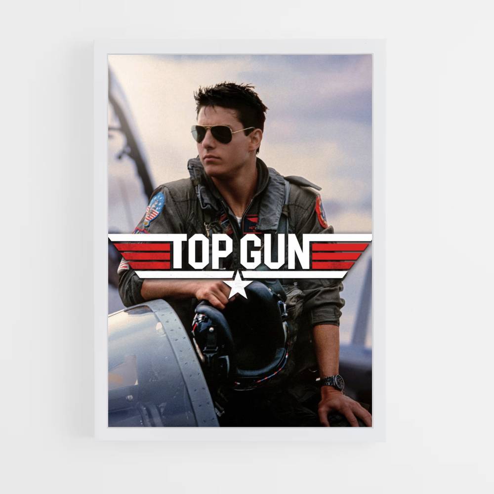 Pôster do logotipo do Top Gun